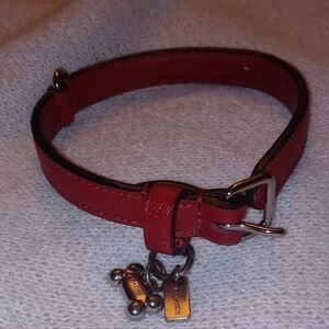 Coach Red Leather Women's Accessory